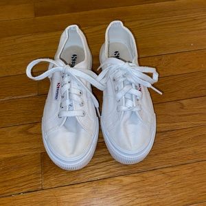 2790 ACOTW WHITE. Superga platform sneakers